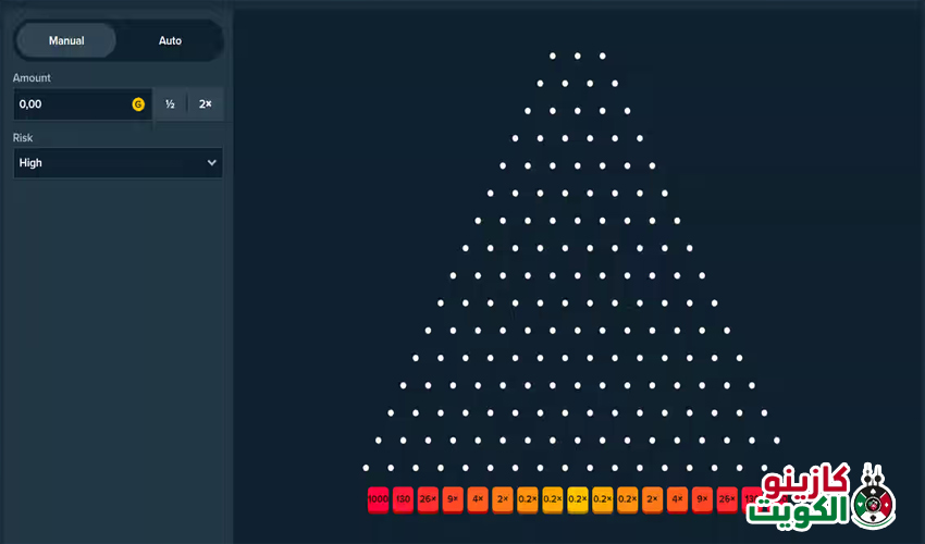 مواقع كازينو تقدم لعبة Plinko