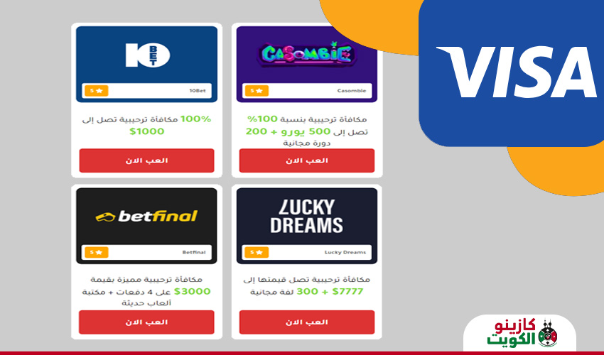 أفضل مواقع يمكن استخدام فيزا كارد فيها